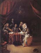 Godfried Schalcken A Family Concert (mk25 oil painting
